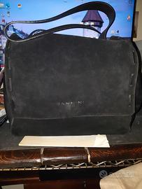 BORSA NANNINI PELLE SCAMOSCIATA