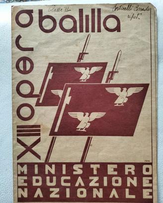 LE PAGELLE DEL BALILLA
