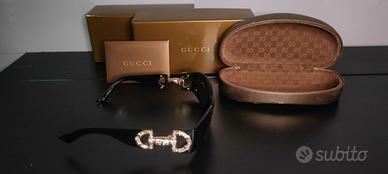 Occhiali da sole neri Gucci GG 3018/S Cristalli