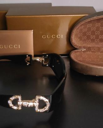 Occhiali da sole neri Gucci GG 3018/S Cristalli