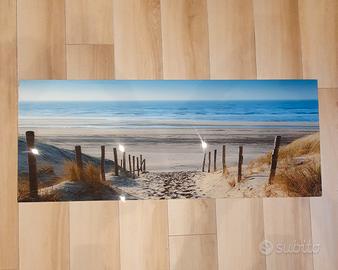 Stampa canvas su vetro.Paesaggio tragitto spiaggia