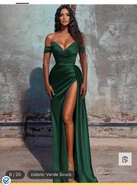 Abito da cerimonia verde scuro
