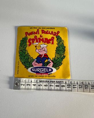 Sticker braccio di ferro per Surgela vintage