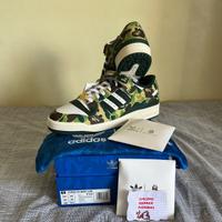 Adidas forum 84 low x Bape green  camo