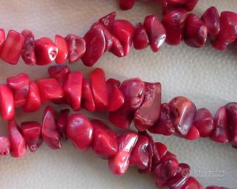 Collana tipo corallo rosso