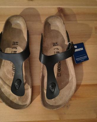 BIRKENSTOCK GIZEH 41 NORMALE NERA