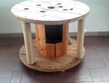 Bobina attrezzata cuccia