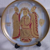 Piatto  da collezione oro( 24 kt)Re di Sicilia 