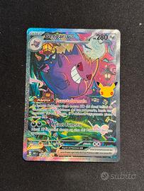 Carta Pokemon Gengar ex 154/128 SIR 30’ anniversar