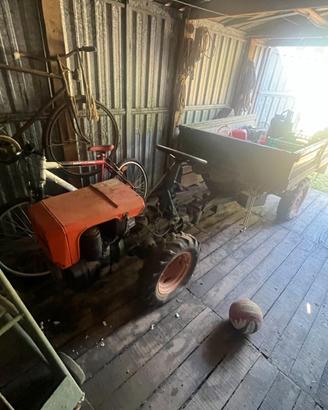 Motoagricola diesel anni '90 con rimorchio