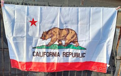 California Bandiera - Massima qualità (Ricamato)