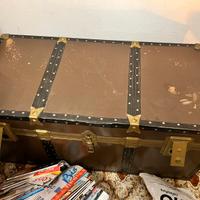 Baule vintage da viaggio – decorativo metà ‘900