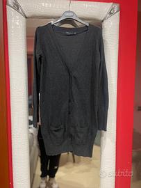 Cardigan donna lungo con bottoni