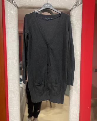 Cardigan donna lungo con bottoni