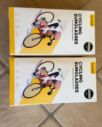 Occhiali da sole per ciclista