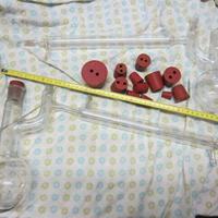 Tubi refrigeranti e palloni distillazione (7 pz)