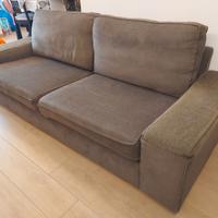 Divano IKEA KIVIK 3 posti marrone tortora