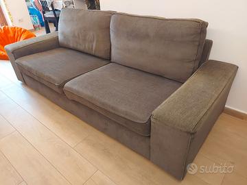 Divano IKEA KIVIK 3 posti marrone tortora