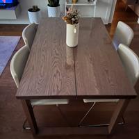 Tavolo di design in legno - marrone