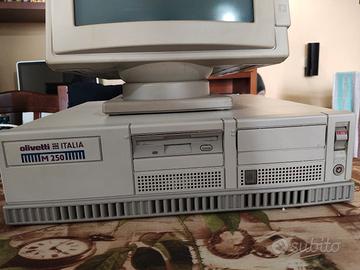 PC Olivetti M250 + Monitor epoca