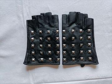 Guanti Karl Lagerfeld in pelle nera