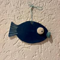 Pesciolino artigianale in ceramica