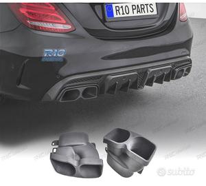 TERMINALI SCARICO MERCEDES W205 C205 14- LOOK BRAB