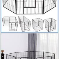 Recinto mobile per animali con telo di fondo