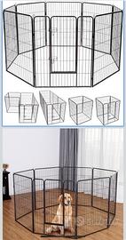 Recinto mobile per animali con telo di fondo