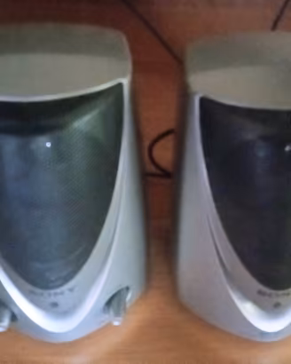 Due mini casse Audio Sony originali 