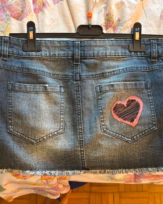 Mini gonna jeans