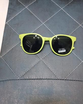 Occhiali da sole verde fluo