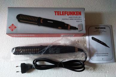 Piastra e arricciacapelli telefunken nuovo