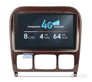 RADIO GPS ANDROID 10 PER MERCEDES CLASSE S W220 98