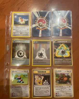 Lotto 111 carte Pokemon vintage