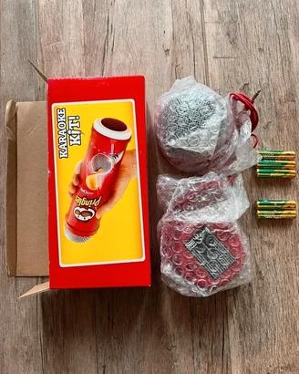 Kit Karaoke Pringles Speaker + Microfono Nuovo