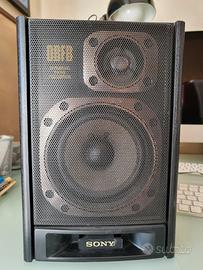 casse acustiche Sony con cavo di collegamento 