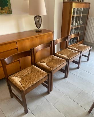 Set 4 sedie originali G.Michelucci firmate