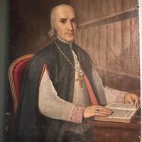 Dipinto antico Vescovo Longhi Venezia