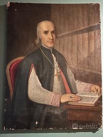 Dipinto antico Vescovo Longhi Venezia