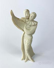 Statuetta Pierrot Colombina Premier Luigi Boscolo