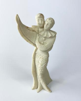 Statuetta Pierrot Colombina Premier Luigi Boscolo