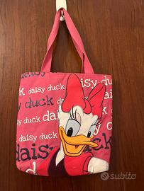 borsa rosa con Paperina