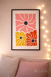 Poster floreale minimal moderno