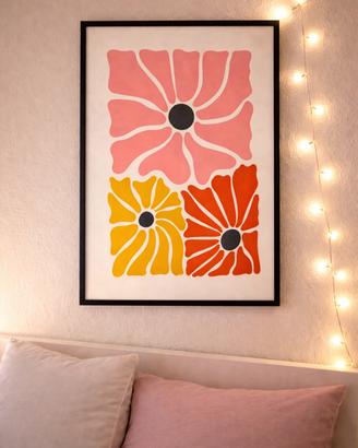 Poster floreale minimal moderno