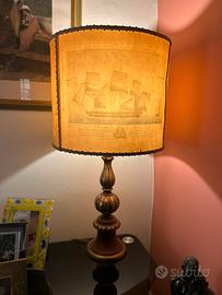 Lampada da tavolo vintage tema nautico