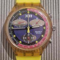 orologio vintage SWATCH Chrono Blue Chip 