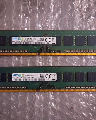 2×4gb ram ddr3 samsung 8gb pc3-12800 1600mhz