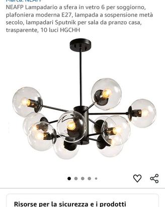 Lampadario nuovo