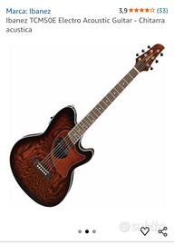 Ibanez TCM50E Electro Acoustic Guitar - Chitarra a